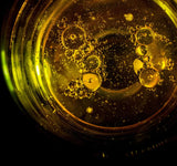 Inside of the bottle of Omega 3 DHA drops dietary supplement, Schizandu