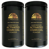 Activated Hardwood Charcoal Powder, Organic, 100% Pure FOOD GRADE, large 32 oz Size Jar (10 oz by WEIGHT)