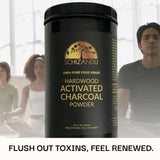 flush out toxins and feel renewed charcoal powder