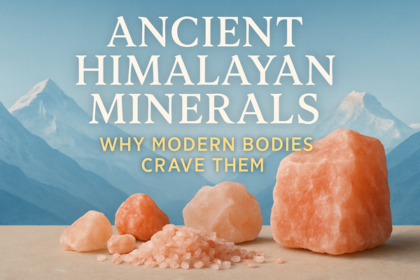 Ancient Himalayan Minerals: Why Modern Bodies Crave Them