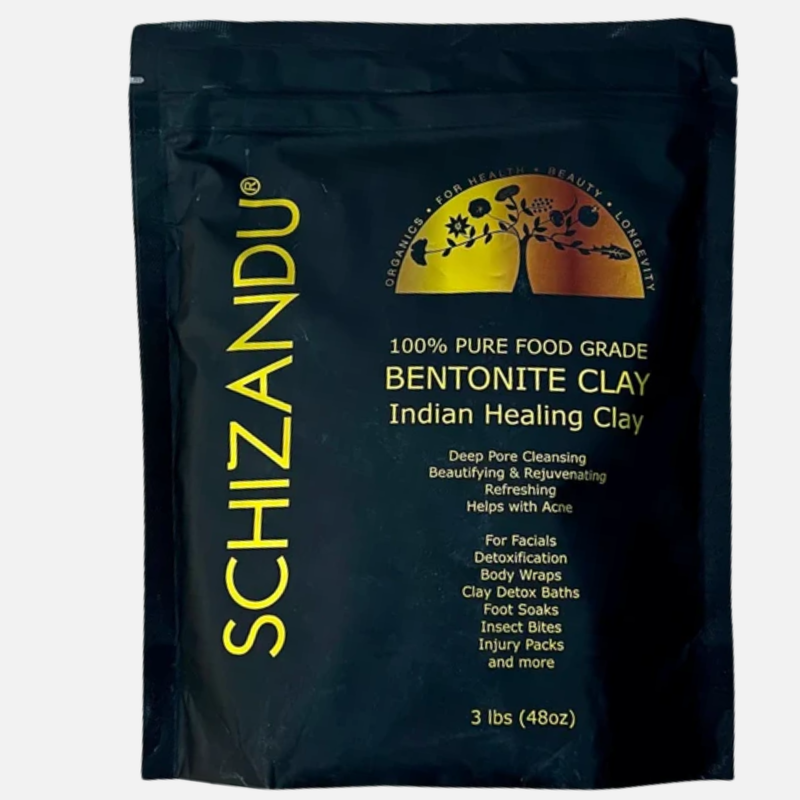 Bentonite Clay, Food Grade, Organic / Non-Irradiated, 3 lbs
