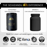 Activated Charcoal Powder, Organic, From COCONUT, Certified Food Grade, 25 oz JAR (12 oz by WEIGHT)