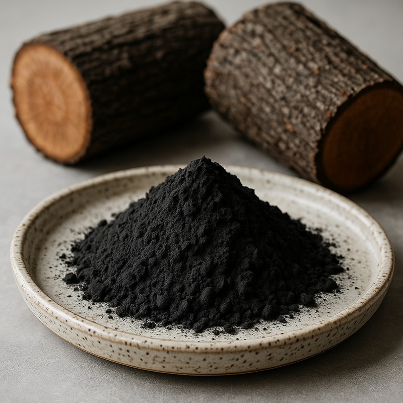 Activated Hardwood Charcoal Powder, Organic, 100% Pure FOOD GRADE, large 32 oz Size Jar (10 oz by WEIGHT)
