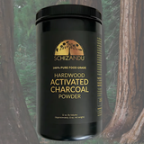 Activated Hardwood Charcoal Powder, Organic, 100% Pure FOOD GRADE, large 32 oz Size Jar (10 oz by WEIGHT)