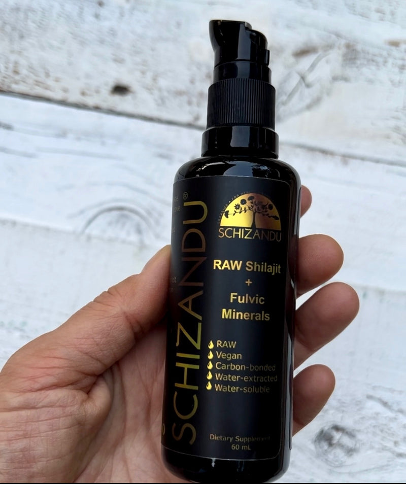 Raw Shilajit with Fulvic Minerals Drops, Schizandu