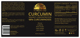 Supplement Facts of Curcumin Highest Conventration 98 percent curcuminoids product, Schizandu