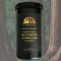 Activated Hardwood Charcoal Powder, Organic, 100% Pure FOOD GRADE, large 32 oz Size Jar (10 oz by WEIGHT)