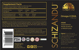 Supplement facts of Omega 3 DHA drops dietary supplement, Schizandu