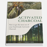 Book titled 'Activated Charcoal' with nature-themed cover