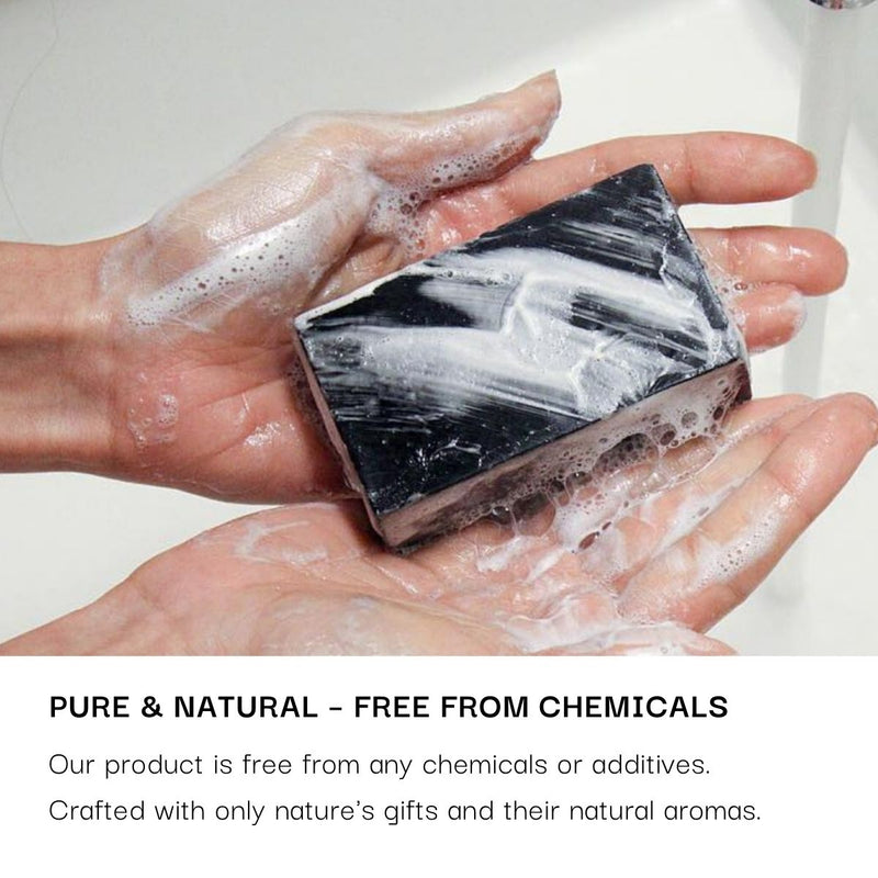 Schizandu Charcoal Detox Soap Bar, toxin-absorbing soap for daily skincare routine