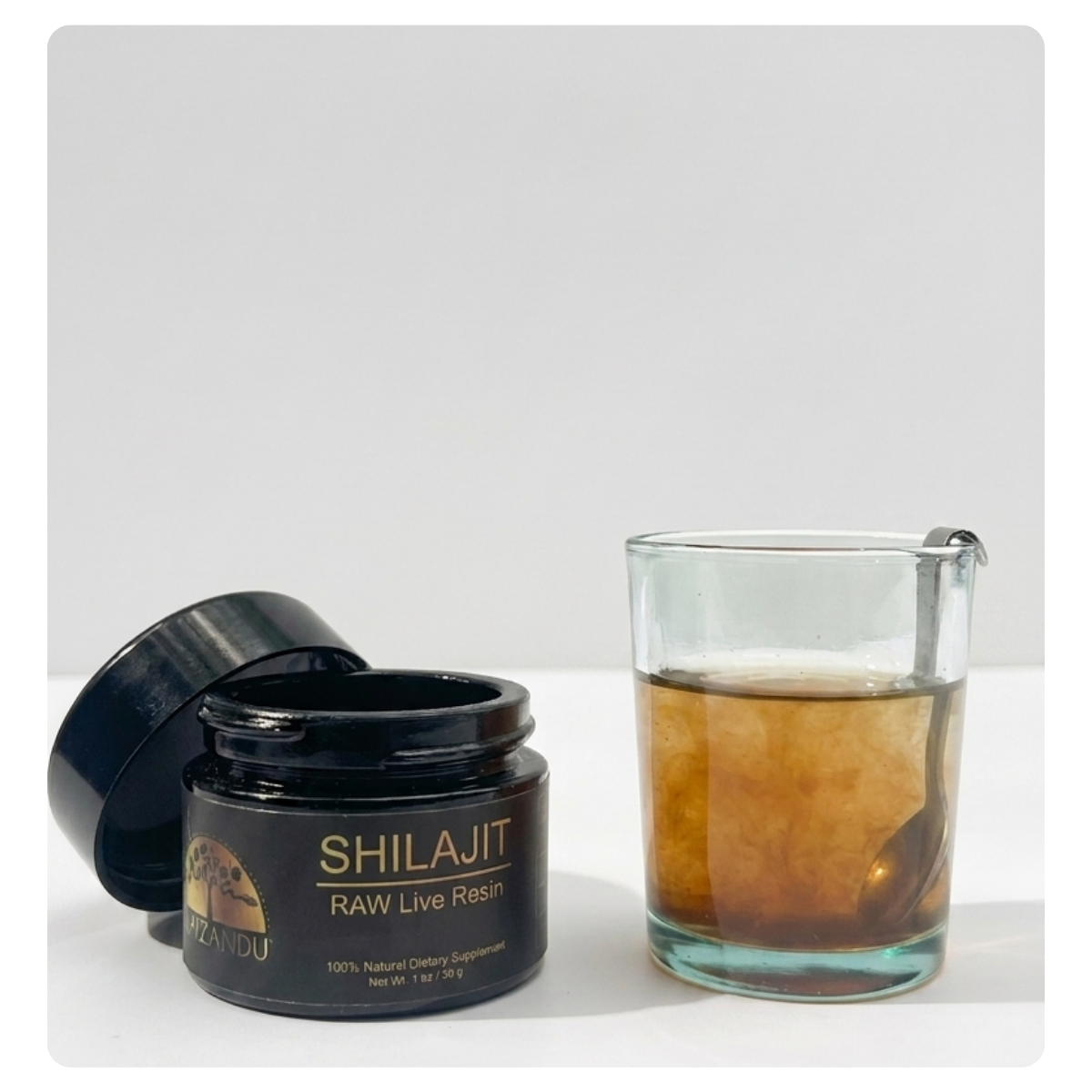 Shilajit Resin by Schizandu Organics.